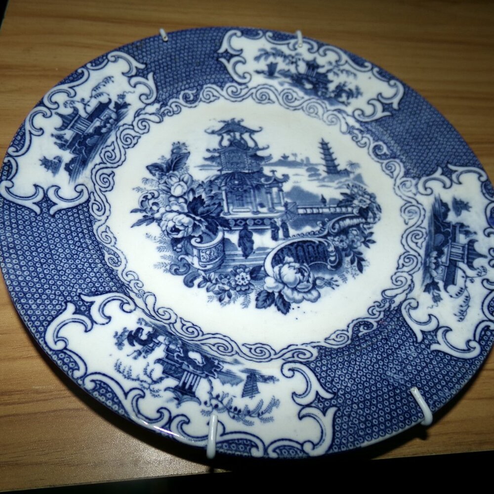 antique Chinese plate made in England.